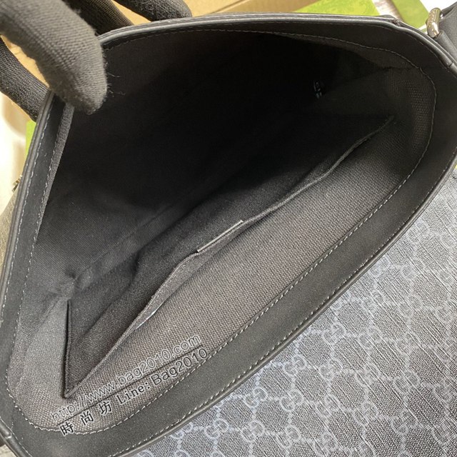 Gucci新款包包 古馳帆布男士單肩斜挎郵差包 Gucci男款信使包 658542  ydg3079